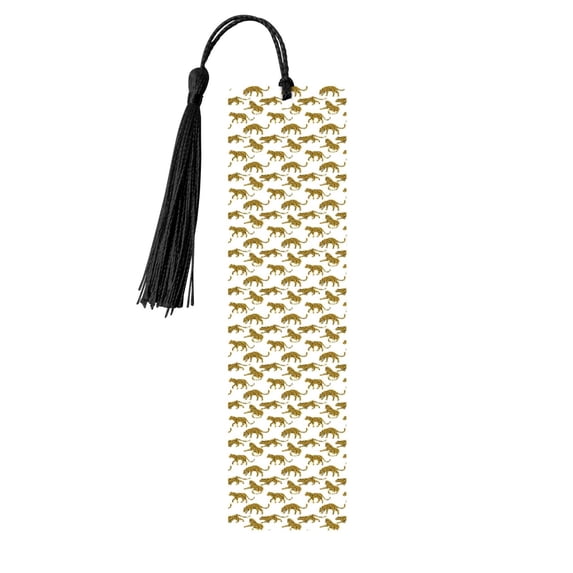 Kdxio Leopard Print Print Metal Tassel Bookmarks,Perfect Gift for Art Lovers and Bookworms Metal Bookmarks for Women