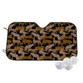 thumbnail image 1 of Kdxio Leopard Print Print Windshield Sun Shade,UV Rays and Sun Heat Protection,Sunshade for Car Windshield,Car Shade Front Windshield - Medium, 1 of 6