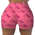 thumbnail image 1 of Kdxio Leopard Print Print Workout Shorts for Women Seamless Soft Smooth Gym Yoga Scrunch Active Shorts, 1 of 9