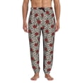 thumbnail image 1 of Kdxio Leopard Print Rose Pattern Joggers,Sweatpants for Men with Pockets-3X-Large, 1 of 5