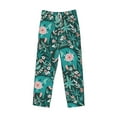 thumbnail image 1 of Kdxio Lephants in the Jungle Print Men's Sleep Pajama Pant Lounge Pants with Pockets, 1 of 8
