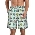thumbnail image 1 of Kdxio Lighthouse Pattern Mens Casual Shorts - Drawstring Summer Beach Sports Shorts for Men, 1 of 5