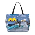 thumbnail image 1 of Kdxio Lighthouse in Havana for Beach Bag for Women Large Beach Tote Bag Waterproof Sandproof Swim Bag with Zipper Pockets Beach Vacation Travel, 1 of 7