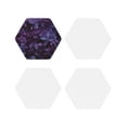 thumbnail image 1 of Kdxio Lilac Funny Coasters,4 Pcs Leather Coasters,Housewarming Gifts,Protect Furniture From Water Marks Scratch And Damage, 1 of 1