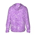thumbnail image 1 of Kdxio Lilac Glittering Print Women Men Sun Protection UPF 50+ Jackets Zip Up Long Sleeve Hoodie Hiking Lightweight with Pockets, 1 of 7