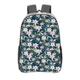 thumbnail image 1 of Kdxio Lilies Flowers Clear Backpack, Transparent Bookbag for School for Women Men, Capacity Clear Bag for College, Travel, 1 of 7