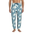 thumbnail image 1 of Kdxio Lilies Flowers Pattern Joggers,Sweatpants for Men with Pockets-Small, 1 of 5