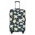 thumbnail image 1 of Kdxio Lilies Flowers Pattern Luggage Cover for Travel,Elastic and Durable,Fits 18-32 Inch,-No luggage included, 1 of 8