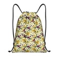 thumbnail image 1 of Kdxio Lilies Flowers Print Drawstring Backpack Bag,Waterproof Draw String Back Sack, Gym Drawstring Bags Swim Bag For Unisex, 1 of 9
