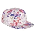 thumbnail image 1 of Kdxio Lilies Flowers Print Snapback Hat for Men Women,Adjustable Baseball Cap, 1 of 7