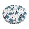 thumbnail image 1 of Kdxio Lilies Flowers Print Stool Covers Round,Stretch Round Bar Stool Covers Washable Bar Stool Cushion Slipcover for 12-15 Inch Chair, 1 of 7