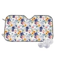 thumbnail image 1 of Kdxio Lilies Flowers Print Windshield Sun Shade,UV Rays and Sun Heat Protection,Sunshade for Car Windshield,Car Shade Front Windshield - Small, 1 of 6