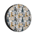 thumbnail image 1 of Kdxio Llama and Cactus1 for Tire Cover Wheel Protectors Tyre Covers Weatherproof Wheel Covers Universal Fit for Trailer Rv SUV Truck Camper Travel Trailers 14 inch, 1 of 8