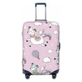 thumbnail image 1 of Kdxio Llama Unicorn and Rainbow Pattern Luggage Cover for Travel,Elastic and Durable,Fits 18-32 Inch,Anti-Scratch Suitcase Protector, 1 of 9