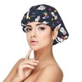 thumbnail image 1 of Kdxio Llamas 1 Pattern Satin Bonnet Silk Bonnet Hair Bonnet for Sleeping Hair Bonnets for Women Curly Natural Hair, 1 of 6