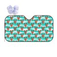 thumbnail image 1 of Kdxio Lobsters Of Turquoise Waves Print Front Windshield Sun Shade,Folding Auto Sunshade for Car Truck SUV-Medium, 1 of 5