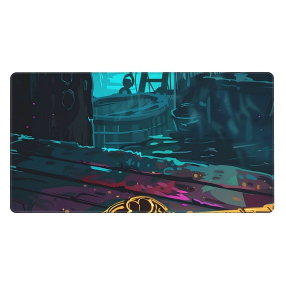 Kdxio Lost Golden Key Print Large Gaming Mouse Pad,Non-Slip Base,Water Resist Keyboard Pad for Gamer,Office & Home,29.5 x 15.8 in