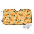 thumbnail image 1 of Kdxio Love Carrot Print Windshield Sun Shade,UV Rays and Sun Heat Protection,Sunshade for Car Windshield,Car Shade Front Windshield -, 1 of 6