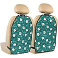 thumbnail image 1 of Kdxio Love Dog Print 2 Pack Car Kick Mat Seat Cover Back Protector Mat with Pockets for Organizer Backseat Protector and Storage Anti Kick Pad for Vehicles, 1 of 1