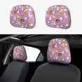thumbnail image 1 of Kdxio Lovely Animals Pattern Print 2 Piece Car Head Rest Covers Set Auto Front/Rear Seats Headrest Cover Universal Fit Most Cars,Sedan, SUV, 1 of 9