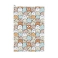 thumbnail image 1 of Kdxio Lovely Bear Pattern Golf Towel (24" X 16") with Carabiner Clip - The Convenient Golf Cleaning Towel, 1 of 8