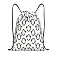 thumbnail image 1 of Kdxio Lovely Penguin Print Drawstring Backpack Bag,Waterproof Draw String Back Sack, Gym Drawstring Bags Swim Bag For Unisex, 1 of 9