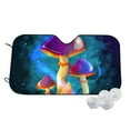 thumbnail image 1 of Kdxio Magic Mushrooms ,Fireflies Print Windshield Sun Shade,UV Rays and Sun Heat Protection,Sunshade for Car Windshield,Car Shade Front Windshield - Medium, 1 of 6
