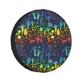 thumbnail image 1 of Kdxio Magical Mushrooms and Flowers for Tire Cover Wheel Protectors Tyre Covers Weatherproof Wheel Covers Universal Fit for Trailer Rv SUV Truck Camper Travel Trailers 16 inch, 1 of 8