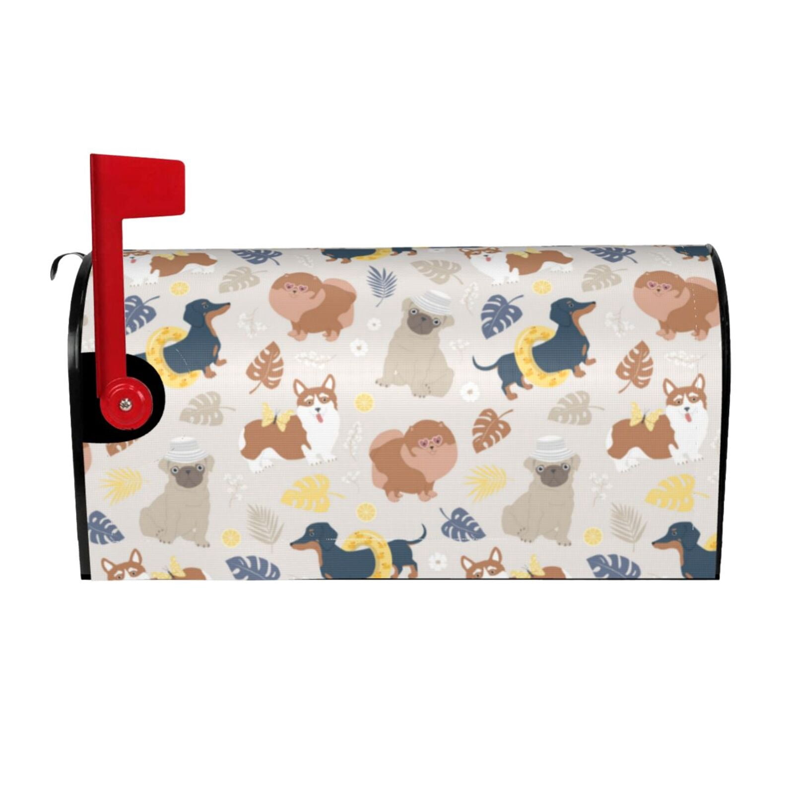 Kdxio Magnetic Mailbox Cover 21x18 in Mailbox Cover Outdoor Decoration Holiday Mailbox Covers for Home Garden Yard-21x18 in