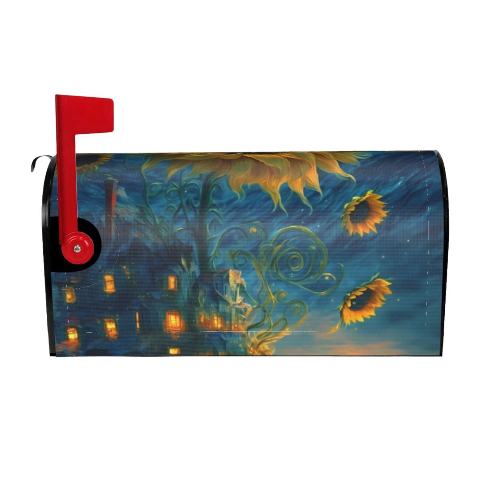 Kdxio Magnetic Mailbox Cover 21x18 in Mailbox Cover Outdoor Decoration Holiday Mailbox Covers for Home Garden Yard-21x18 in