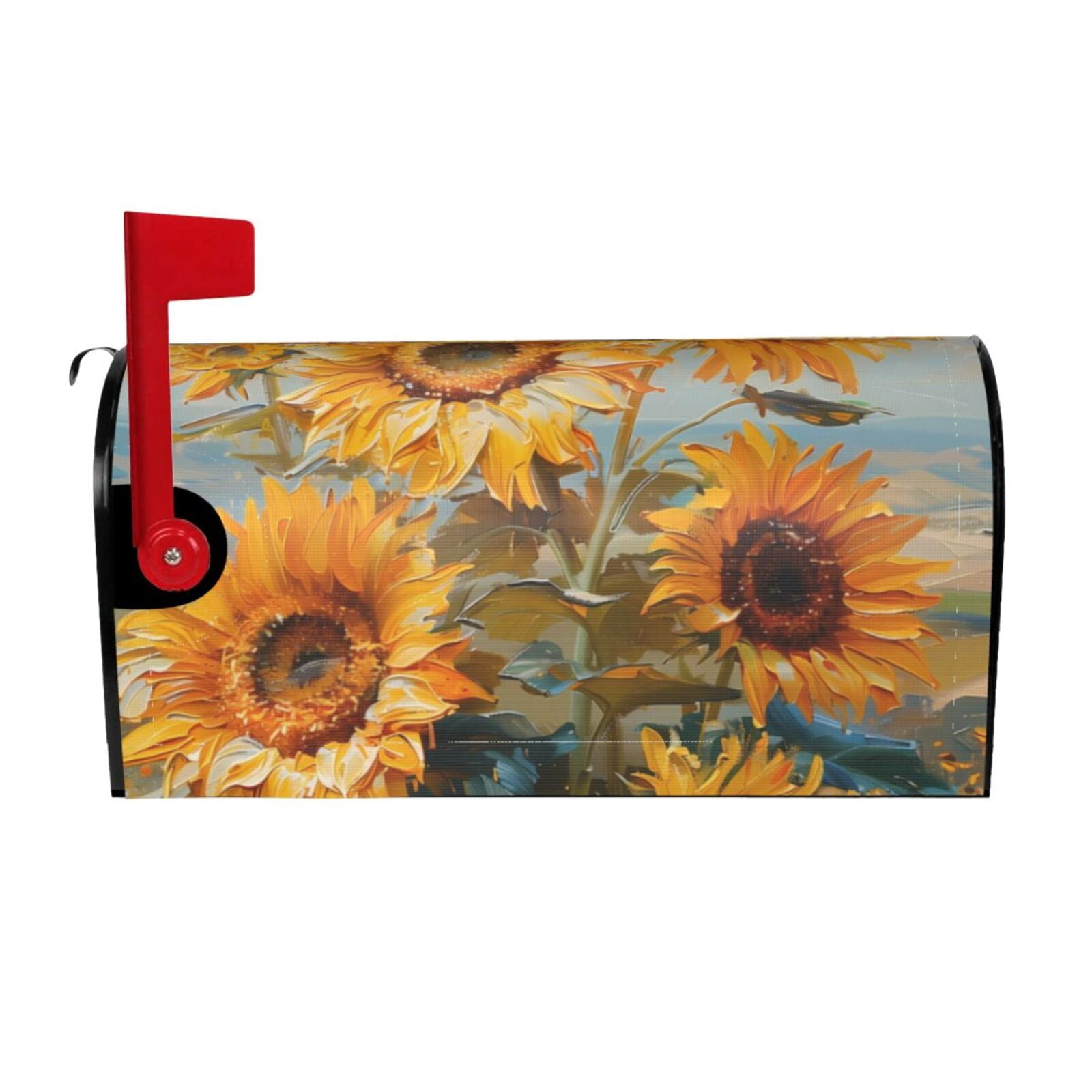 Kdxio Magnetic Mailbox Cover 21x18 in Mailbox Cover Outdoor Decoration Holiday Mailbox Covers for Home Garden Yard-21x18 in