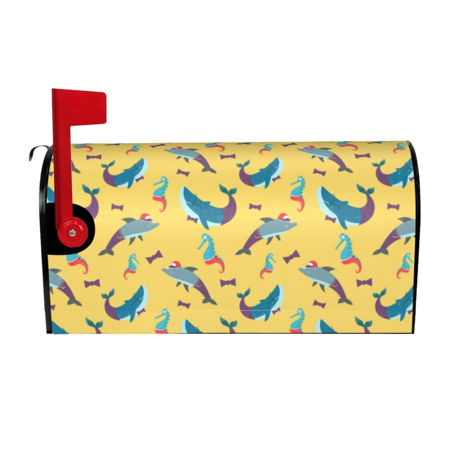 Kdxio Magnetic Mailbox Cover 21x18 in Mailbox Cover Outdoor Decoration Holiday Mailbox Covers for Home Garden Yard-21x18 in