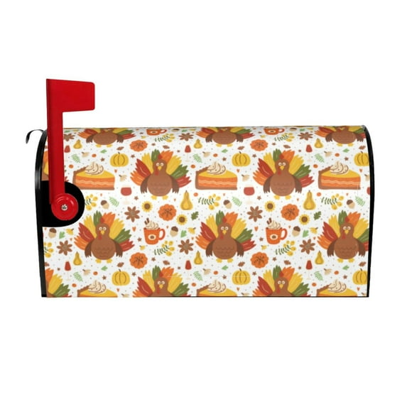 Kdxio Magnetic Mailbox Cover 21x18 in Mailbox Cover Outdoor Decoration Holiday Mailbox Covers for Home Garden Yard-21x18 in