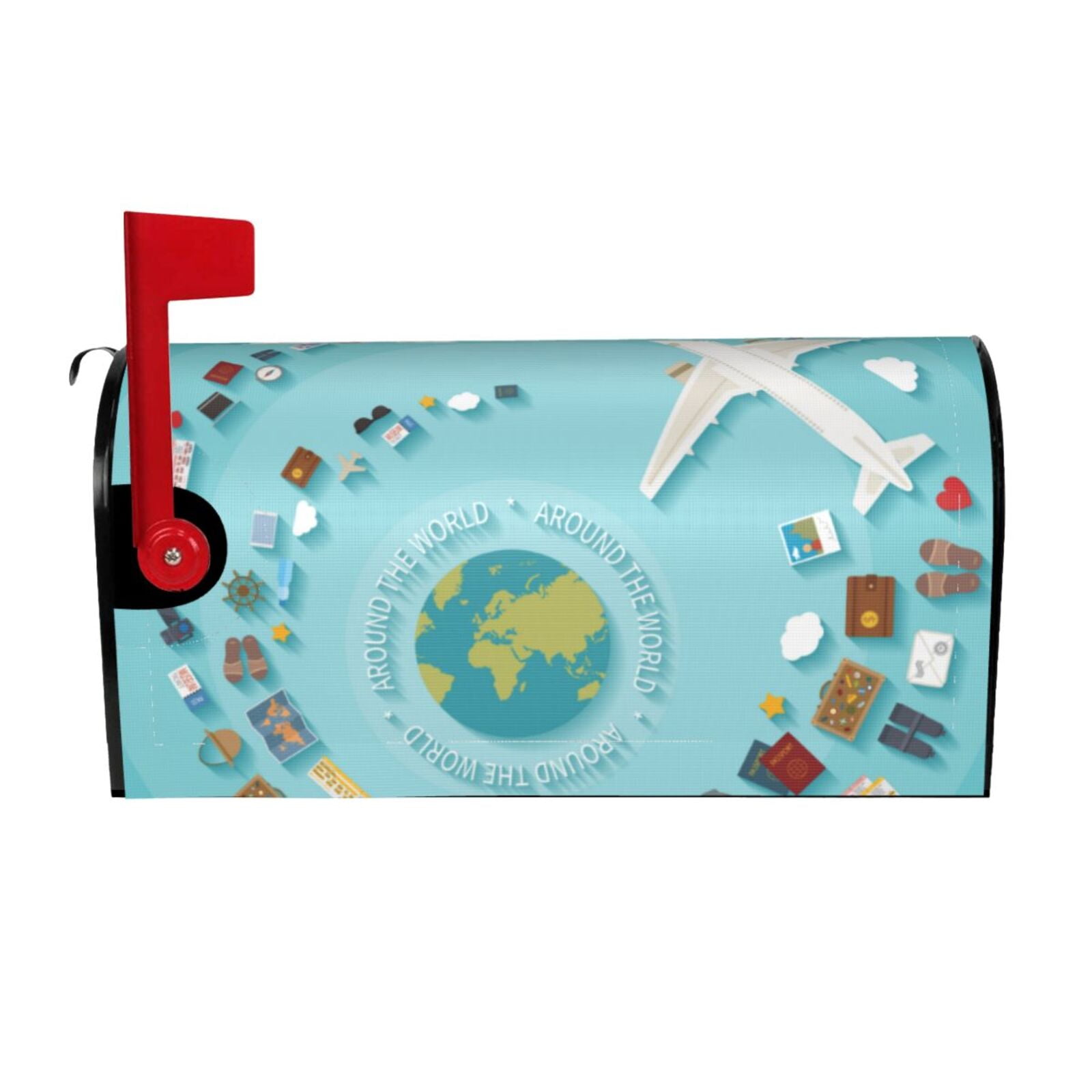 Kdxio Magnetic Mailbox Cover 21x18 in Mailbox Cover Outdoor Decoration Holiday Mailbox Covers for Home Garden Yard-21x18 in