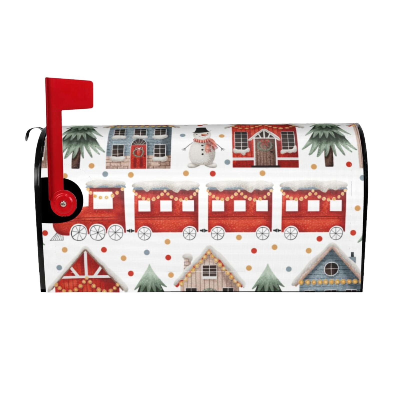 Kdxio Magnetic Mailbox Cover 21x18 in Mailbox Cover Outdoor Decoration Holiday Mailbox Covers for Home Garden Yard-21x18 in