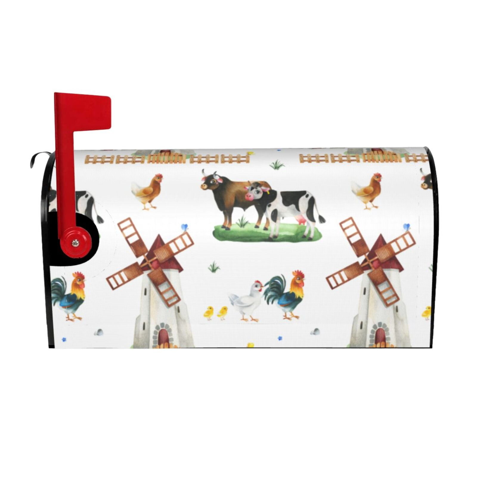 Kdxio Magnetic Mailbox Cover 21x18 in Mailbox Cover Outdoor Decoration Holiday Mailbox Covers for Home Garden Yard-21x18 in