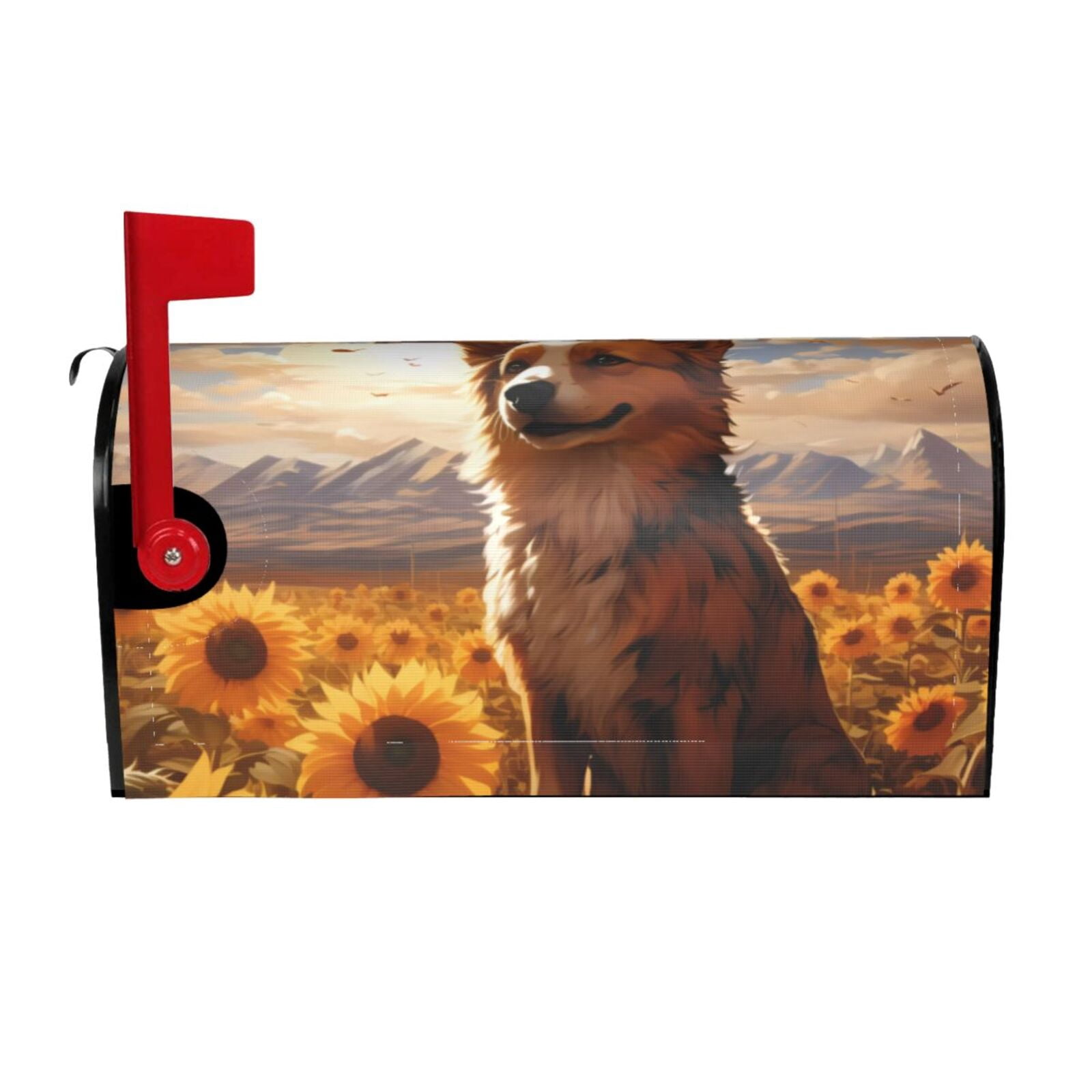 Kdxio Magnetic Mailbox Cover 25.5x21 in Mailbox Cover Outdoor Decoration Holiday Mailbox Covers for Home Garden Yard-25.5x21 in