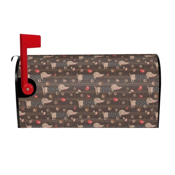 Kdxio Magnetic Mailbox Cover 25.5x21 in Mailbox Cover Outdoor Decoration Holiday Mailbox Covers for Home Garden Yard-25.5x21 in
