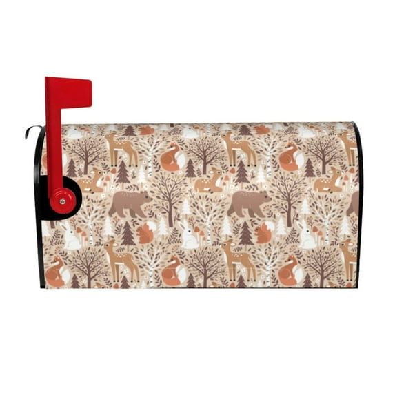 Kdxio Magnetic Mailbox Cover 25.5x21 in Mailbox Cover Outdoor Decoration Holiday Mailbox Covers for Home Garden Yard-25.5x21 in