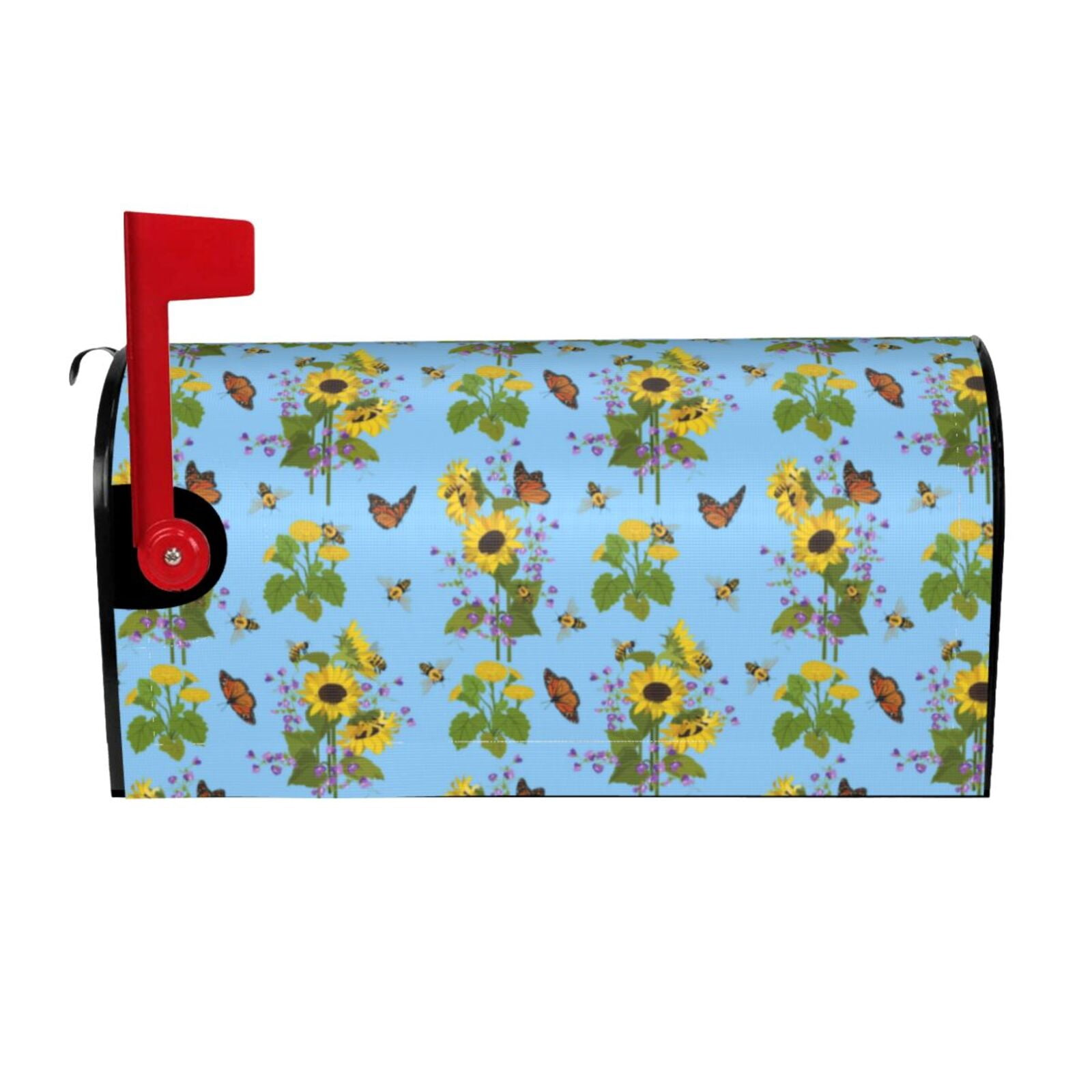 Kdxio Magnetic Mailbox Cover 25.5x21 in Mailbox Cover Outdoor Decoration Holiday Mailbox Covers for Home Garden Yard-25.5x21 in