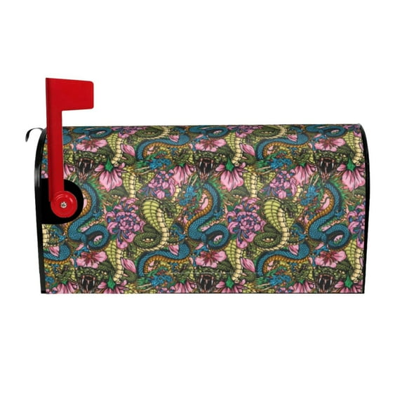 Kdxio Magnetic Mailbox Cover 25.5x21 in Mailbox Cover Outdoor Decoration Holiday Mailbox Covers for Home Garden Yard-25.5x21 in