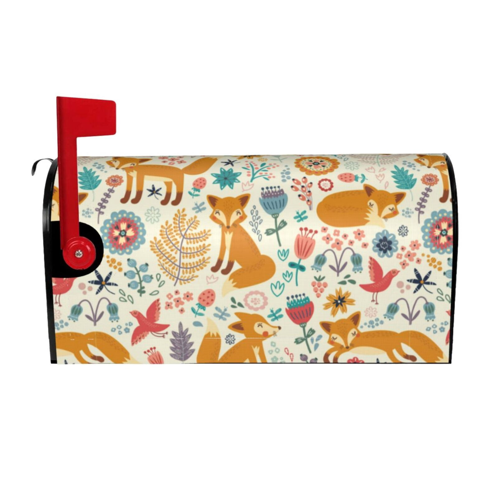 Kdxio Magnetic Mailbox Cover 25.5x21 in Mailbox Cover Outdoor Decoration Holiday Mailbox Covers for Home Garden Yard-25.5x21 in