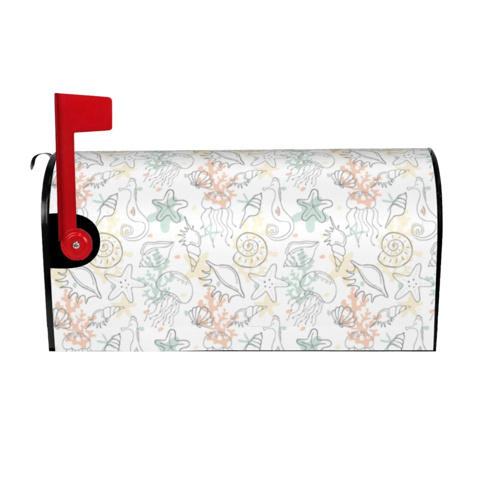 Kdxio Magnetic Mailbox Cover 25.5x21 in Mailbox Cover Outdoor Decoration Holiday Mailbox Covers for Home Garden Yard-25.5x21 in