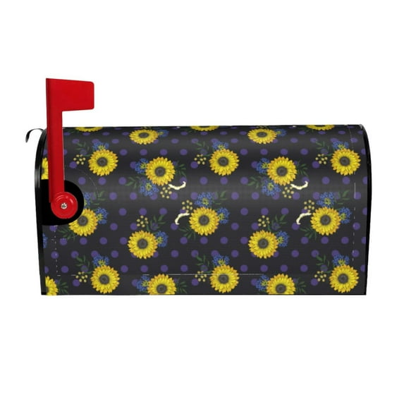 Kdxio Magnetic Mailbox Cover 25.5x21 in Mailbox Cover Outdoor Decoration Holiday Mailbox Covers for Home Garden Yard-25.5x21 in
