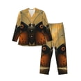 thumbnail image 1 of Kdxio Majestic Butterfly Sunset Men’s Pajama Set Pajamas For Men 2 Piece PJ Set with Men Pajama Pants and Long Sleeve T-Shirt Lounge Set-XX-Large, 1 of 7