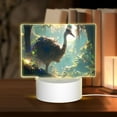 thumbnail image 1 of Kdxio Majestic Ostrich In Forest Rectangular Acrylic Night Light Acrylic Sleep Night Light Friend Gifts for Birthday Gifts for Women Teens Boys Girls, 1 of 9