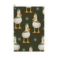thumbnail image 1 of Kdxio Mallard Ducks Wild Birds Pattern Golf Towel (24" X 16") with Carabiner Clip - The Convenient Golf Cleaning Towel, 1 of 6