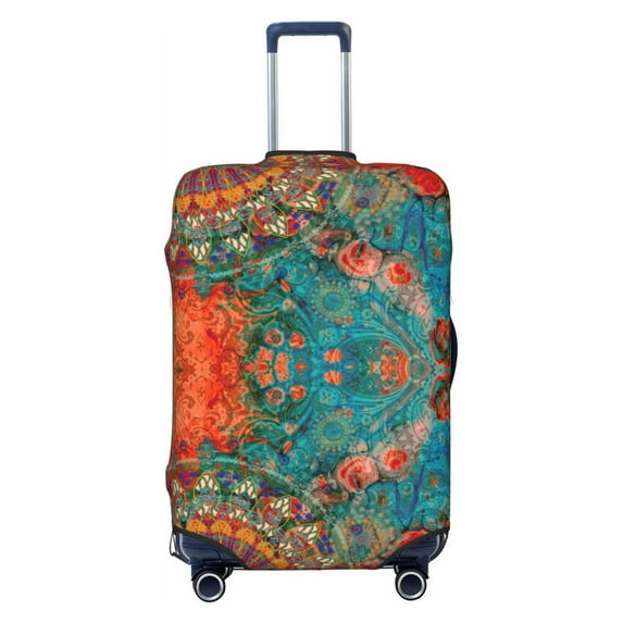 Kdxio Mandala Colorful 1 Pattern Luggage Cover for Travel,Elastic and Durable,Fits 18-32 Inch,Anti-Scratch Suitcase Protector