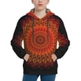 thumbnail image 1 of Kdxio Mandala Pattern Boys Athletic Unisex Boys Girls Hoodie with Pocket Sweatshirts-Medium, 1 of 6