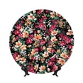 thumbnail image 1 of Kdxio Many Kind Of Flowers Bone China Decorative Plate Ceramic Decorative Plate for Home Office Wall Stand Decorative Plates for Home Bedroom-8in, 1 of 6